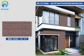 18 Mẫu gạch thẻ ốp mặt tiền ĐÁNG sử dụng nhất năm 2025