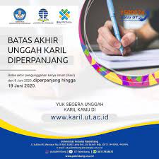 Bagi peserta karya ilmiah (karil) yang berasal dari fkip silahkan download pada folder panduan karil fkip sedangkan bagi yang berasal dari fhisip, fmipa, fe dan pps silahkan download pada folder panduan karil fhisip, fmipa, fekon, pps.panduan karil Ut Palembang Hallo Sahabat Ut Batas Akhir Unggah Karya Ilmiah Karil Semester Ini Diperpanjang Hingga 19 Juni 2020 Yuk Segera Unggah Karil Kamu Di Www Karil Ut Ac Id Universitasterbuka Utpalembang Infout Karil Facebook