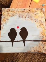 Diy Birds On A Wire Painting Diy Canvas Painting Bird On A Wire Find Out How At Aeweekly Blogspot Com Also Check Out S Canvas Painting Diy Small Canvas Paintings Bird Paintings On Canvas