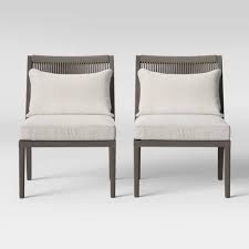 Ponti 2pk Patio Club Chair Beige Project 62 Target With Images Club Chairs Patio Furniture Collection Patio Lounge Chairs