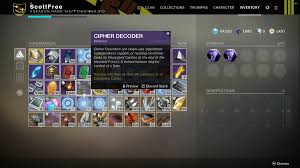 You'll encounter the toughest enemies in master nightmare hunts and reap some of the most coveted gear in the expansion by successfully. How To Get Destiny Cipher Decoders And Unlock Encrypted Caches Gamesradar