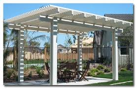 The posts are cut on site to obtain the correct height required. Awnings Patio Covers Retractable Awnings Roller Shades Gazebos Cabanas Pergotenda Room Enclosures Shutters Shade Structures Operable Louver Patio Covers Aluminum Patio Covers Patio Awnings