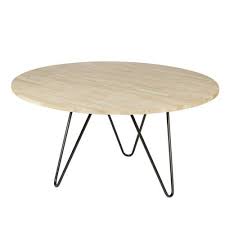 populaire ronde tafel extra large massief onbehandel eiken metalen onderstel sfeervol rond geschikt voor 6 7 personen h 75 cm x o tafel eettafel koffietafel