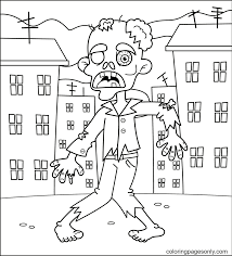 We may earn commission from links on this page, but we only recommend products we ba. Halloween Zombie Coloring Pages Halloween Monsters Coloring Pages Coloring Pages For Kids And Adults