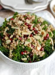 Heat a large pot over medium high heat. Kale Couscous Pomegranate Salad A Cedar Spoon