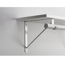 Everbilt White Heavy Duty Shelf And Rod Support 14317 The Home Depot Apartment Closet Organization Diy Closet Closet Rod