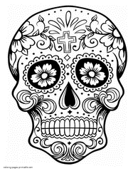 All these santa coloring pages are free and can be printed in seconds from your computer. 33 Skull Coloring Pages For Adults Free