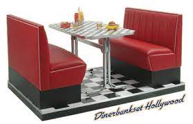 The original and still the best. Dinerbank Set Im American Diner Style Dinerbanke Tische Oder Thekenamerican Warehouse