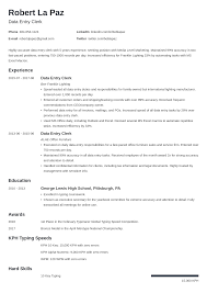 Data Entry Resume Sample 20 Tips On Experience Skills