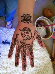 Ganeshaom Henna Tattoo Hand Henna Body Art Henna Tattoo
