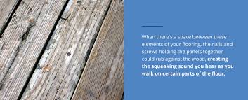 Floor squeaks are caused by wood rubbing against a nail, other wood, or even ductwork and piping. How To Fix A Squeaky Floor 50 Floor