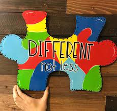 Maybe you would like to learn more about one of these? Different Not Less Autism Puzzle Piece Autism Awareness Autism Door Hanger Autism Door Sign Autism Ribbon Different Not Less Sign Autism Puzzle Piece Autism Awareness Crafts Autism Awareness