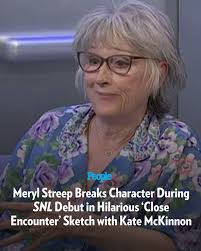 🔗: bit.ly/4hYS3qg The Oscar-winning actress made her 'Saturday Night Live'  debut during the sketch comedy show's 50th anniversary special