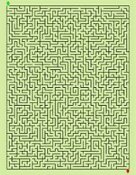 11 best hard printable mazes printablee com