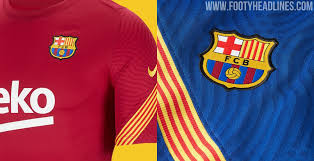 Fc barcelona's home kit for the 2020/21 campaign has been unveiled, and the sleek new strip read: Fc Barcelona 20 21 Training Kits Leaked Footy Headlines