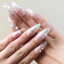Shine bright with a diamond manicure. Updated 45 Sparkling Nails With Diamonds August 2020