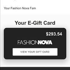 The only thing you have to do is to choose your gift card value and wait for the generator to find unused gift card on fashion nova server. Fashion Nova Other Fashion Nova Gift Card Poshmark