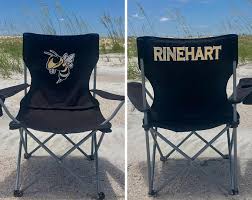 Monogrammed Camp Chair Custom Folding Chair Bag Chair Etsy Personalized Chairs Custom Camp Chairs Camping Chairs