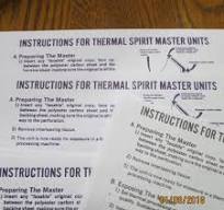 Thermal copier compatible with Riso masters