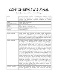 Berikut salah satu contoh tugas kuliahku. Contoh Hasil Review Jurnal Yang Baik Dan Benar Uu Rumah