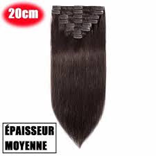 Les extensions capillaires à clips : 20cm 65g Extensions A Clips En Cheveux Naturels 2 Chatain Fonce 8 Bandes Epaisseur Moyenne Remy Hair Clip In Human Hair Achat Vente Meche Extensions 20cm 65g Extensions A Clips Cdiscount