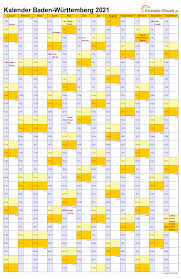Sie errechnen sich aus 365 kalendertagen abzüglich 52 samstagen, 52 sonntagen . Feiertage 2021 Baden Wurttemberg Kalender