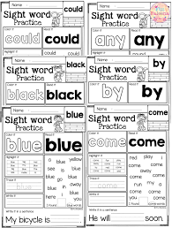 Free Sight Word Practice These Are Free Samples From My Sight Word Practice Bundle These Sight Word Practice Pa Sight Word Practice Sight Words Word Practice