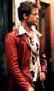Fight Club Red Leather Jacket Brad Pitt Fight Club Brad Pitt Brad Pitt Tyler Durden