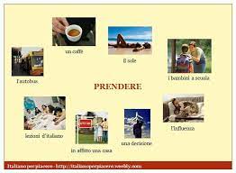Verbo Prendere Aprender Italiano Italiano Aprendida