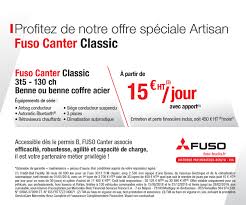 Offre Speciale Artisan Fuso Canter Classic Mercedes Benz Utilitaires Strasbourg