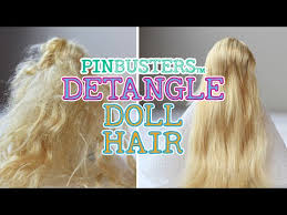 how to detangle doll hair testing