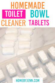 With chlorine tablets old toilets will become sparkling white with time, if the surfaces aren't damaged by scrubbing. Easy Homemade Toilet Bowl Cleaner Tablets Home By Jenn