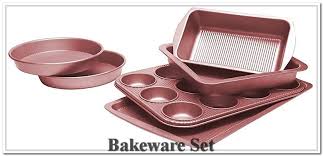 Toptier Bakeware Non Stick Rectangle Professional Bakeware Set Nonstick Baking Pans Baking Pans