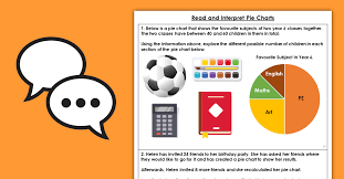 Statistics Year 6 Read And Interpret Pie Charts Discussion