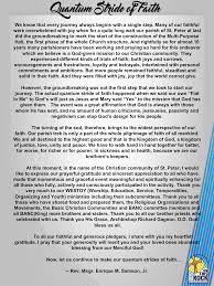 Message From The Parish Priest St Peter S Roman Catholic Church