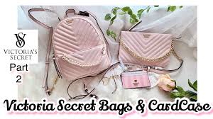 Victoriassecret.co.uk has been visited by 10k+ users in the past month Victoria Secret Part2 Card Case Crossbodybag Mini Backpack Impression Review Comparisson Whatfits Youtube