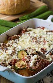 Ground Beef Zucchini Casserole Recipe Beef Casserole Recipes Recipes Moussaka Recipe