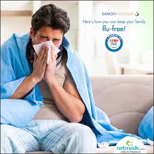 You can catch the flu when someone near you coughs or sneezes. Influenza Virus Debunking Common Myths About The Contagious Disease