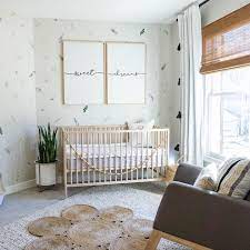 Boho Botanical Nursery Yellow Baby Room Baby Room Decor Baby Room Signs
