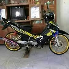 Kabel warna hitam pada kiprok berfungsi sebagai kabel massa. Striping Lis Sticker Variasi Jupiter Z Ceguk Burhan 2006 2009 Spark Shopee Indonesia