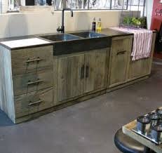Element De Cuisine Orme 2 Portes 3 Tiroirs Et Evier Pierre Decodesign Decoration Meuble Cuisine Meuble Cuisine Bois Cuisine Bois