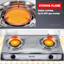 With rm1,000,000.00 product liability insurances covered. Milux Infrared Gas Cooker Mss 81221r Gas Time Saving
