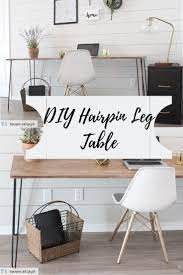 Diy Hairpin Leg Table Anyone Can Create Hairpin Leg Table Hairpin Legs Diy Diy Table Legs