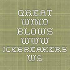 Great Wind Blows Icebreakers Ideas Games Activities Icebreaker Activities Activity Games Ice Breakers