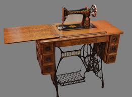 Antique Singer Sewing Machine 7 Drawer Embossed Wood Treadle Cabinet Singer Sewing Machine Sewing Machine Sewing