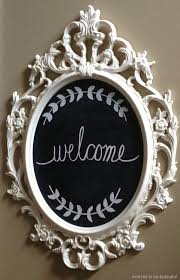 Ikea Ung Drill Frame To Chalkboard Framed Chalkboard Diy Chalkboard Frame