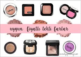 Uygun Fiyatli Tekli Far Onerileri Far Makyaj Guzellik