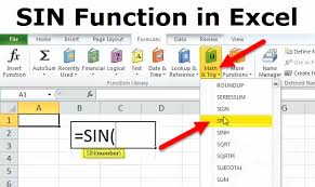 Sin In Excel Formula Examples How To Use Sin Function