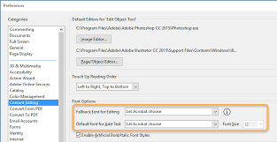 Change Default Font Options In Adobe Acrobat Change Text Adobe Acrobatics