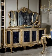 Industrivej 12 6580 vamdrup tlf: Casa Padrino Luxus Barock Mobel Set Silber Gold Blau 1 Sideboard Mit 4 Turen 1 Spiegel Handgefertigte Barock Mobel Edel Prunkvoll
